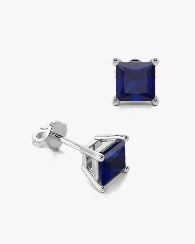 Blauer Saphir Ohrringe