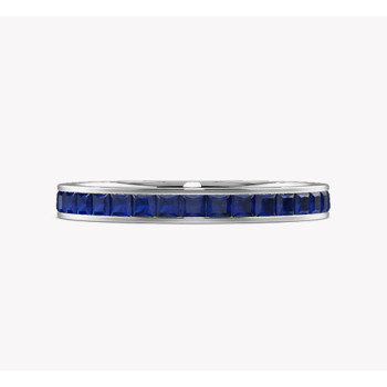Blauer Saphir Memoire Ringe
