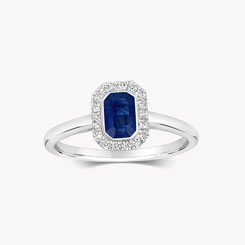 Blauer Saphir Ringe