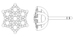 Alt Cluster Ohrringe