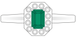 Alt Smaragd Ringe